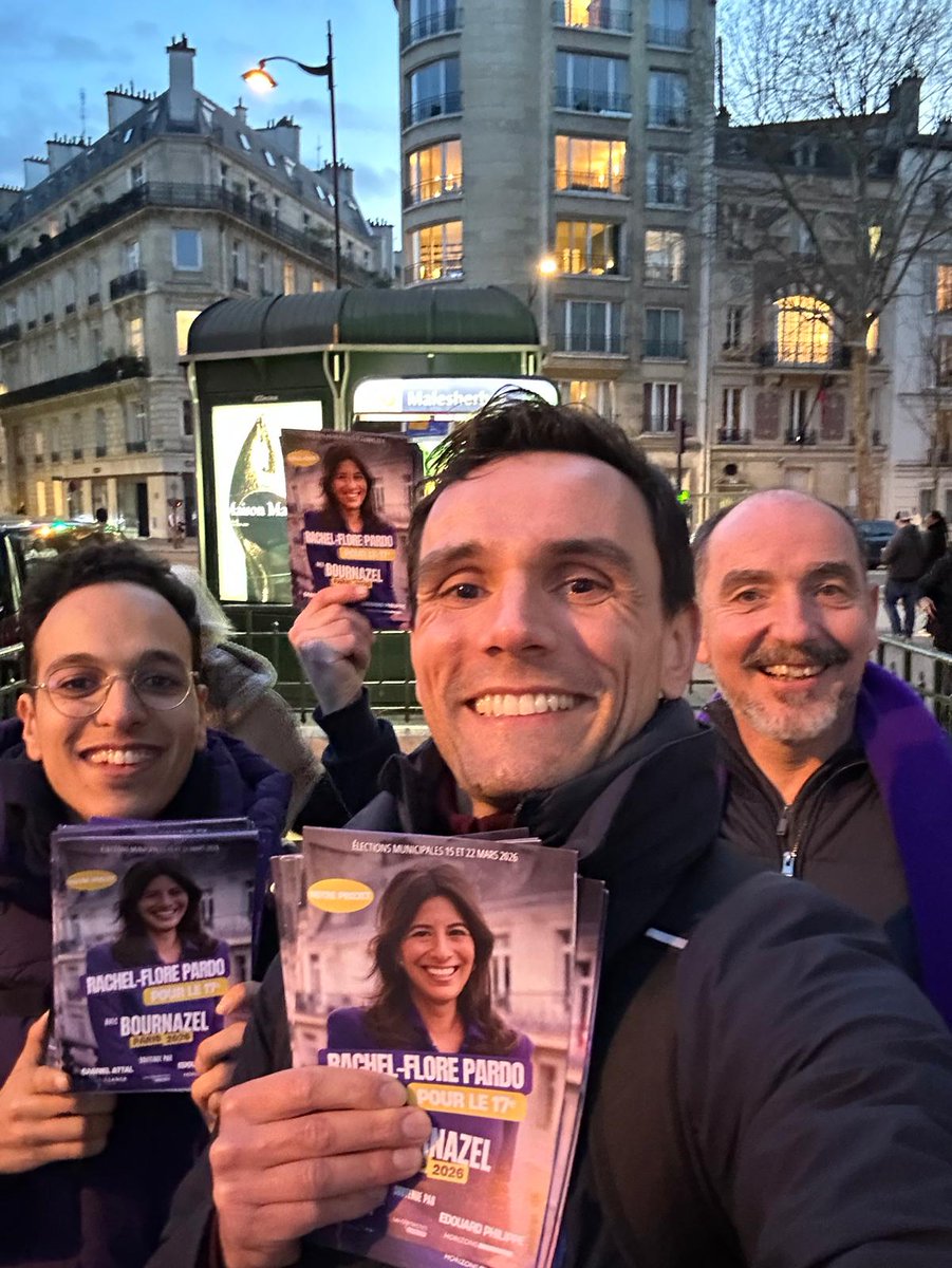 Échanges avec les Parisiennes et les Parisiens sur le programme de <a href="/pybournazel/">PierreYves Bournazel</a> pour #Paris et <a href="/rachelflore/">Rachel-Flore Pardo</a> pour #Paris17
Écouter, dialoguer et agir pour améliorer concrètement le quotidien