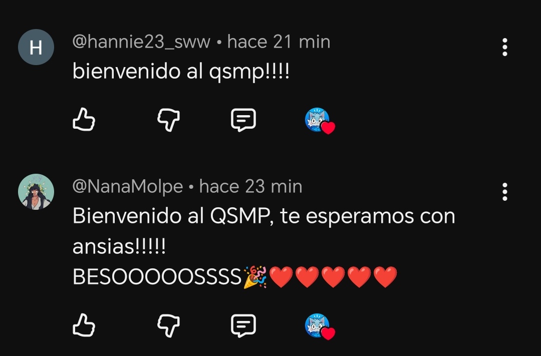 XDttre's tweet photo. HaiperEXE ya le dio like a mensajes sobre el qsmp ❤️ https://t.co/uEurTISsXd
