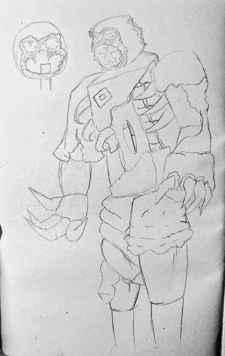 Old old sketch I made because I hated Roblox modernization, depicting a robloxian's body tearing apart as it is forced to abandon their R6 shape.
Guess it still works for these trying times
"The Flesh Refuses The Change"