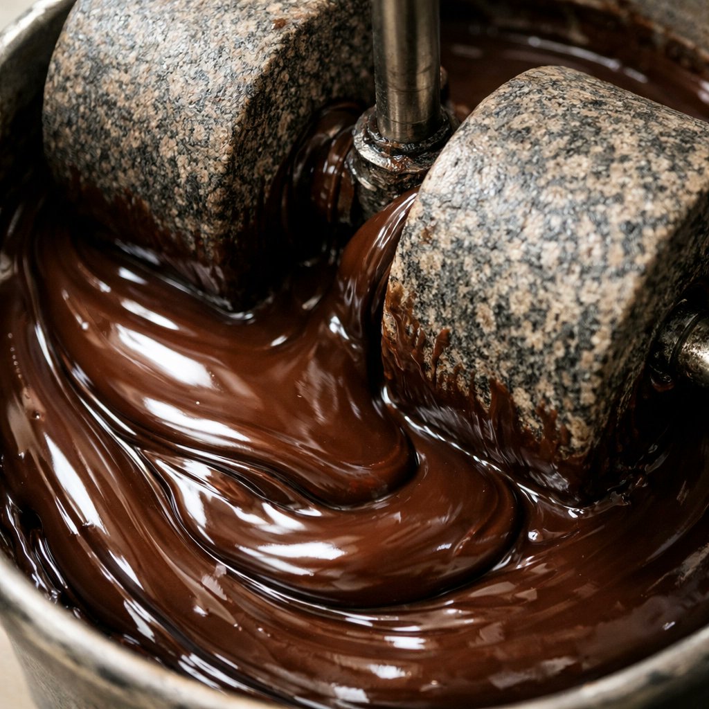 CocoaCraft's tweet photo. Master silky chocolate! 🍫 Refine with melangeurs. Sign up: https://t.co/p1IUTodhaq #BeanToBar #CraftChocolate #MakerWorkshop #CocoaCraft #ChocolateScience #food This post may contain AI generated content and images. Images may not be reflective of actual products https://t.co/MW0k8vvW5d