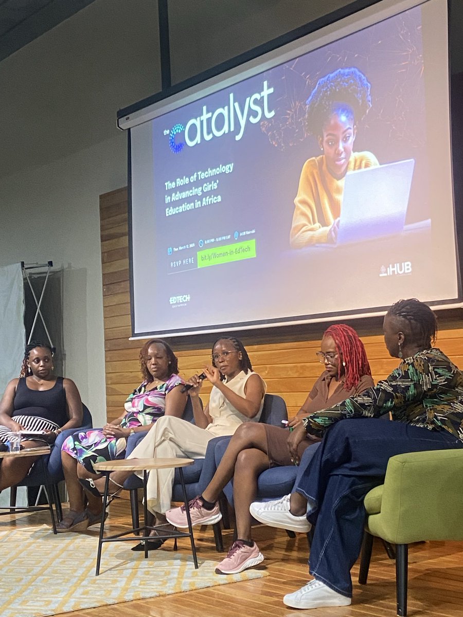 KeruboSheeba's tweet photo. On today’s conversation on Women in EdTech at @iHub, the focus was on how AI can create real economic opportunities for girls across Africa — especially people with disabilities.

What I took home is “Women must become the future we want to see in tech.”

#WomenInTech #AI #EdTech https://t.co/cQcd1CYNk3