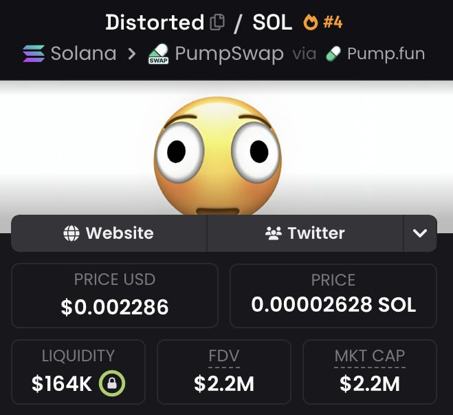 ianheinischmma's tweet image. The cabal coin #Distorted that every influencer and their mom shilled, even the official Solana page, just got flipped by #MOLT and #AIRCOIN.

Lesson here:
Community &amp;gt; Cabal