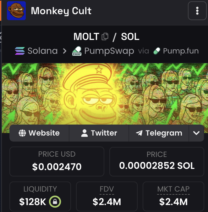 ianheinischmma's tweet image. The cabal coin #Distorted that every influencer and their mom shilled, even the official Solana page, just got flipped by #MOLT and #AIRCOIN.

Lesson here:
Community &amp;gt; Cabal