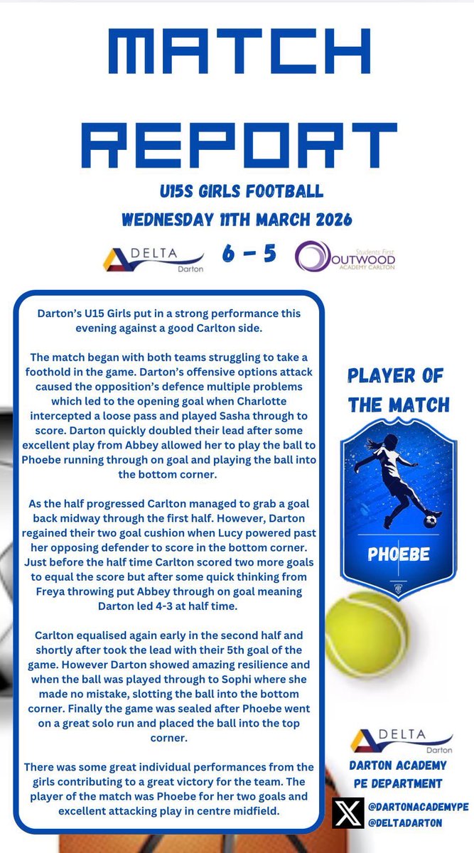 Darton Academy PE tweet media