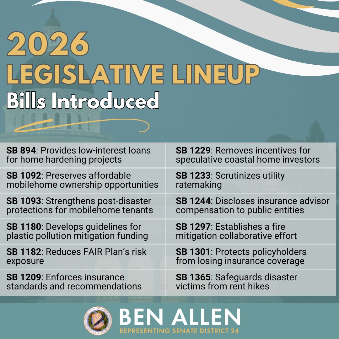 Senator Ben Allen tweet media
