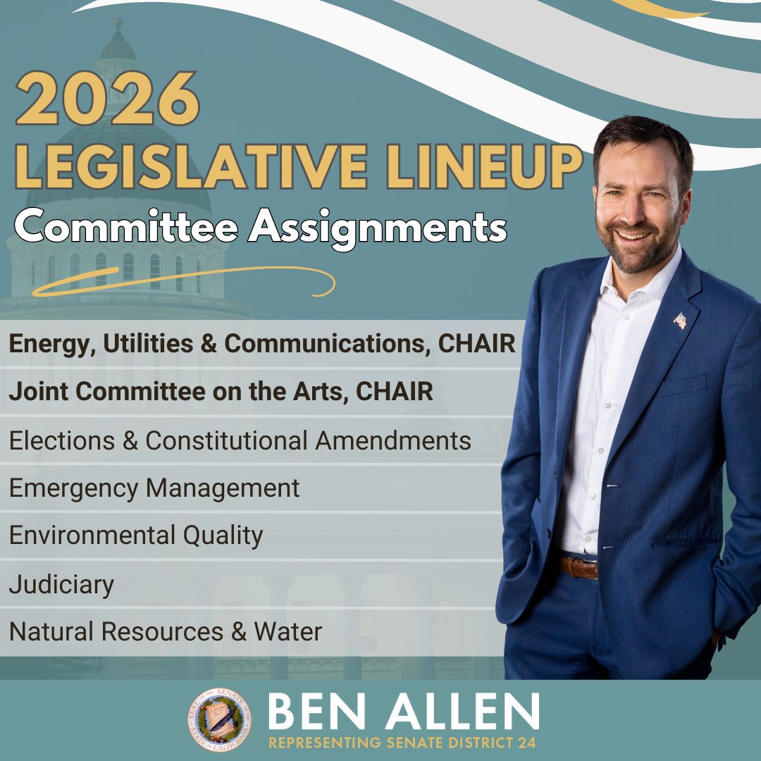 Senator Ben Allen tweet media