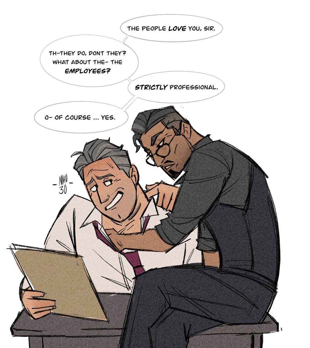 niku30_'s tweet photo. Had to turn my OC Seong into a slvtty assistant for Jerry … for no other reason than it being hot n silly
#majorjerry #ocxcanon #hoppers https://t.co/LyWw5wOhVk