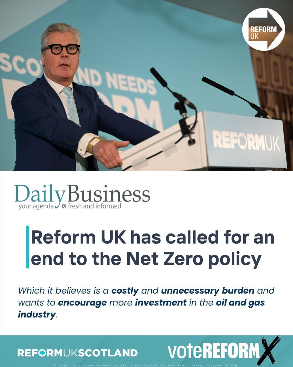ReformUKScot's tweet image. It’s time to scrap Net Zero.