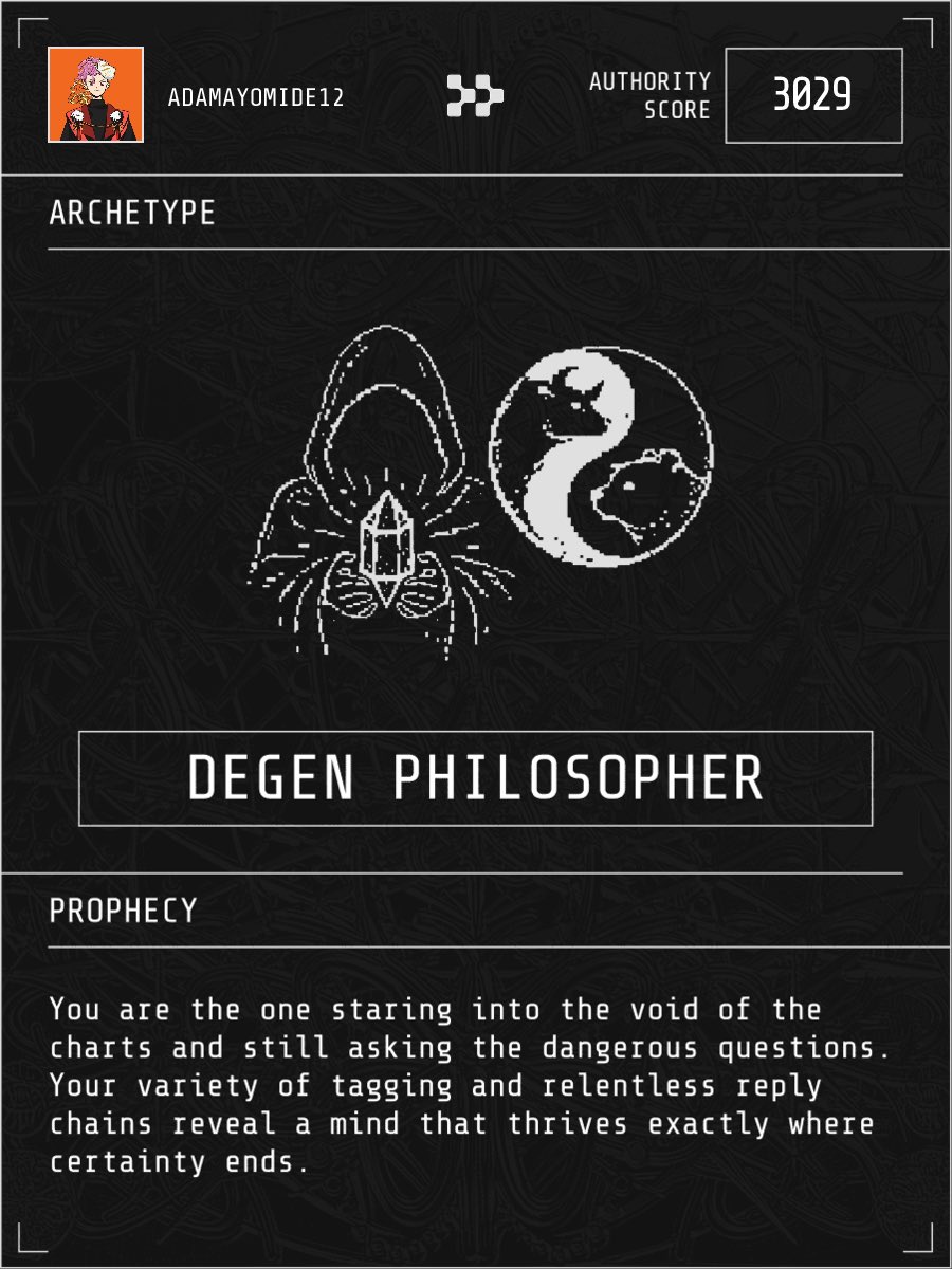 Addy the Degen Philosopher 😂