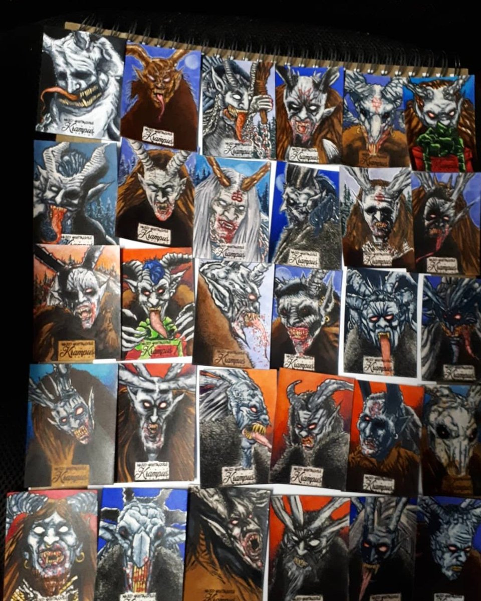 richardserrao's tweet photo. From a few years back I drew some official Krampus sketch cards, it was a lot of fun.
#richardserrao #richardserraosketch #richardserraoartwork #sketch #draw #krampus #universalstudios #disney #art #mementomori #horrorart #sketchcards #scrooge #paramount#artwork https://t.co/mnWaSV5bJO