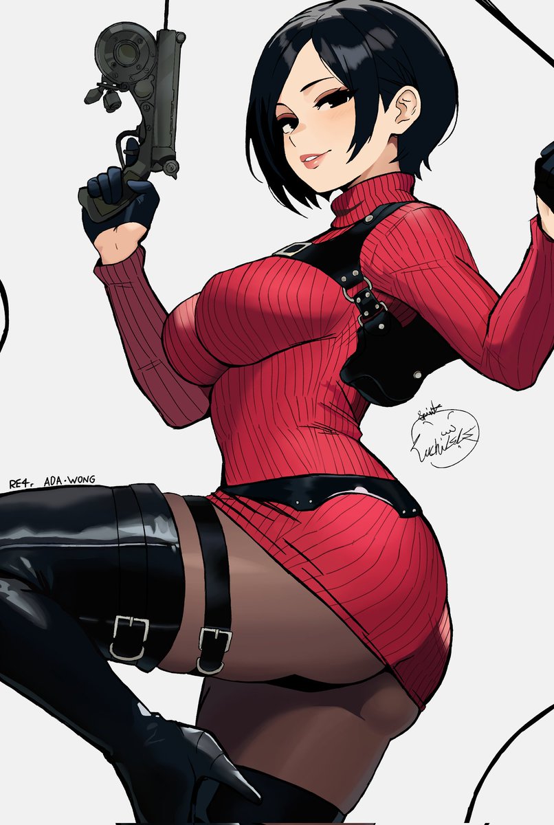 Lunchiblz's tweet photo. Ada Wong • RE4R drawz https://t.co/kJ6k2bhrRW