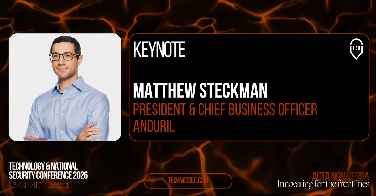 Technology & National Security Conference tweet media