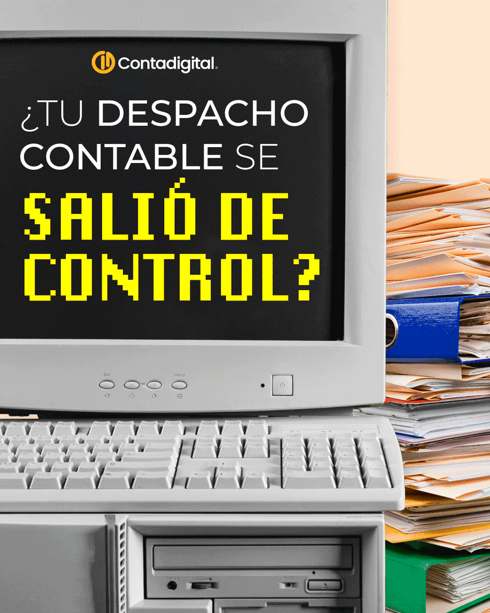 ContabilidadDig's tweet photo. ¿Declaraciones atrasadas? ¿Problemas con los clientes? ¿Mucho tiempo perdido para hacer la contabilidad? Si eso te está pasando, tu #DespachoContable se salió de control.😵‍💫 https://t.co/FnnwtaqGs8