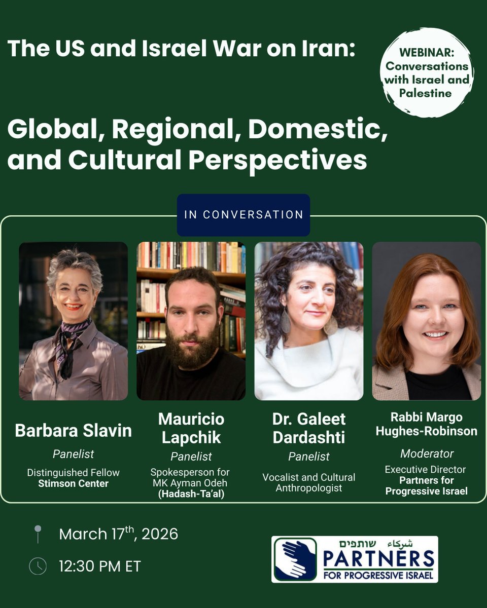 Partners for Progressive Israel tweet media