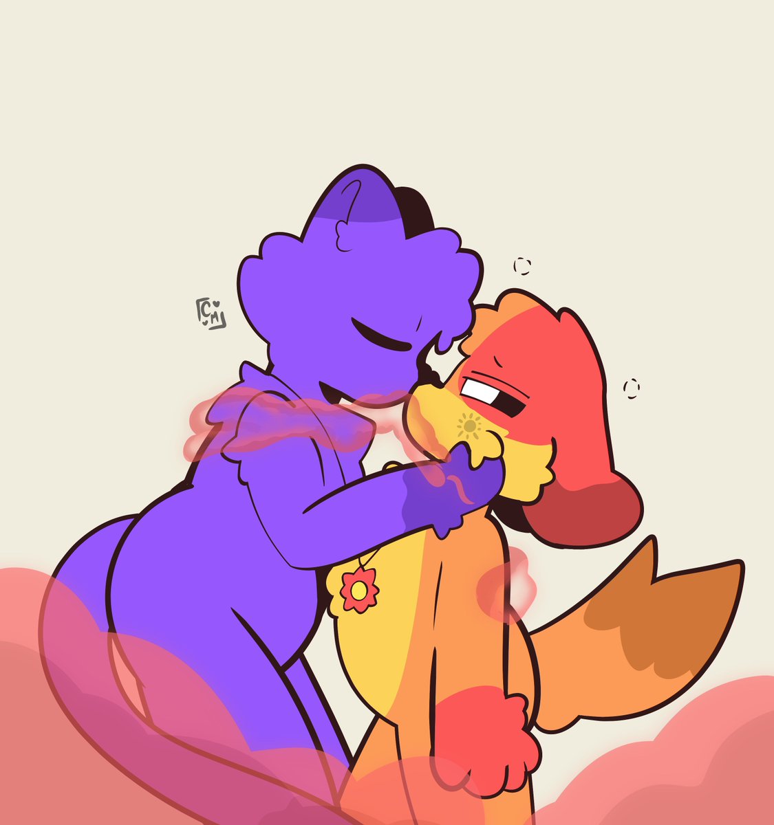 I made this drawing at night, then I'll make something better beautiful

#SmilingCritters #sfw