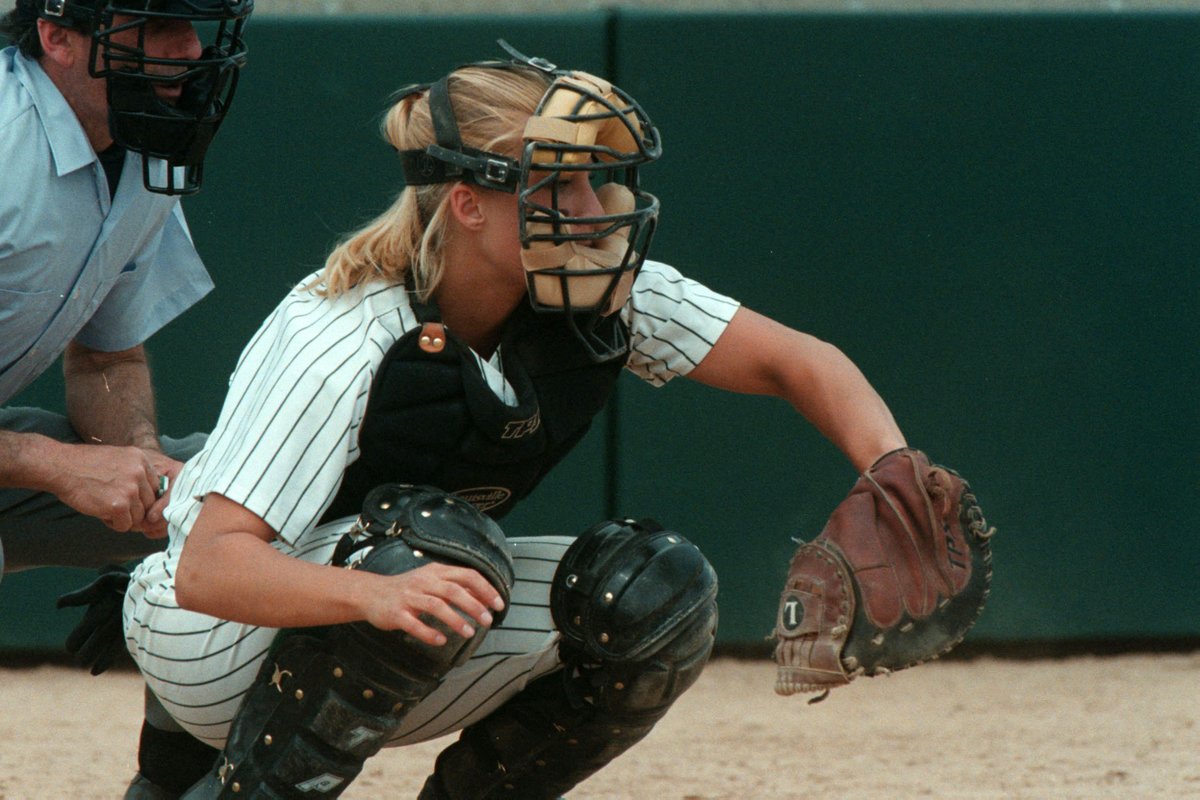 OregonSB's tweet photo. Celebrating 60 years of Oregon Softball and 10 years at Jane Sanders Stadium.
The 1990s saw the Pac-10 cement itself as the nation's premier softball conference. The Pac-10 won nine-of-10 NCAA Championships that decade. Oregon established itself as a regular postseason team as well. Led by All-Americans like Julie Cavanaugh and Kim Manning, the Ducks returned to the NCAA Tournament in 1990.
Kathy Stahl, a three-time all-conference selection, Heather Holte and Laura Schmidt sparked another NCAA appearance in 1994. 
Oregon closed out the decade with back-to-back appearances in the NCAA Tournament (1998-99). Jill Robinson was an all-Pac-12 selection both seasons, while other players named to the all-league team included Jennie Cook, Triawn Custer, Katie Mackey and Missy Coe, who still holds the program's single-season record for doubles - 18.
Rachlle Taylor threw a school record 92 complete games in the 1990s, while Lindsey Welch played in a program-record 255 career games, most of which came during that decade.
The longest game in program history was also played in the 1990s. Oregon and California went 20 innings in a 1994 NCAA Regional elimination game, which was won by the Ducks on Trina Salcido's game-winning RBI in the 20th inning.

#GoDucks | #Version♾️