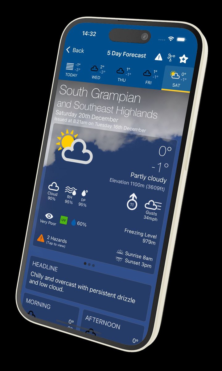 Mountain Weather UK v2 is now available.

The ultimate mobile phone mountain weather app for all UK mountain regions, dedicated to providing forecasts, observations, forecast maps and more.
Available to download now from the Apple App Store and Google Play
mountainweather.uk
