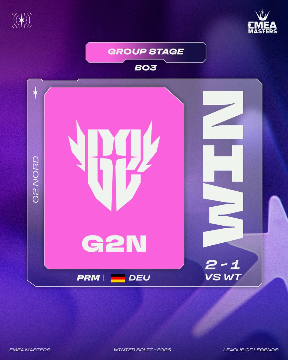 EMEA Masters tweet media