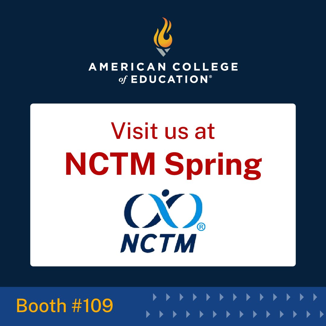 American College of Education tweet media