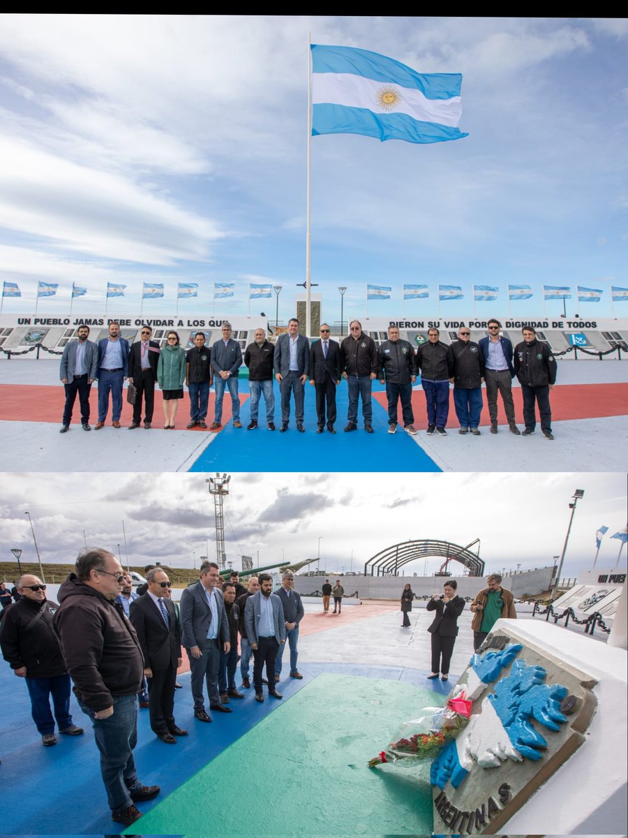 La visita del Embajador de la República Popular China, Wang Wei, incluyó una visita al Monumento a los Caídos en Malvinas junto a nuestros veteranos de guerra, para rendir honor a quienes defendieron dieron su vida en defensa de la soberanía.

Río Grande es una ciudad