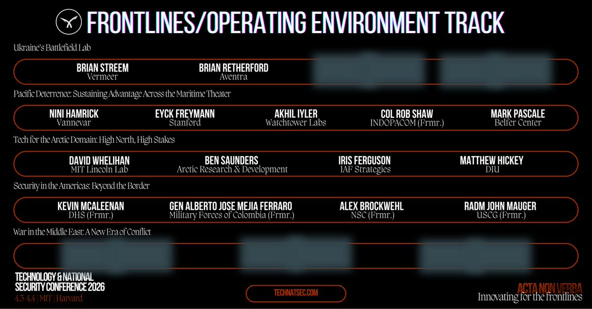 Technology & National Security Conference tweet media