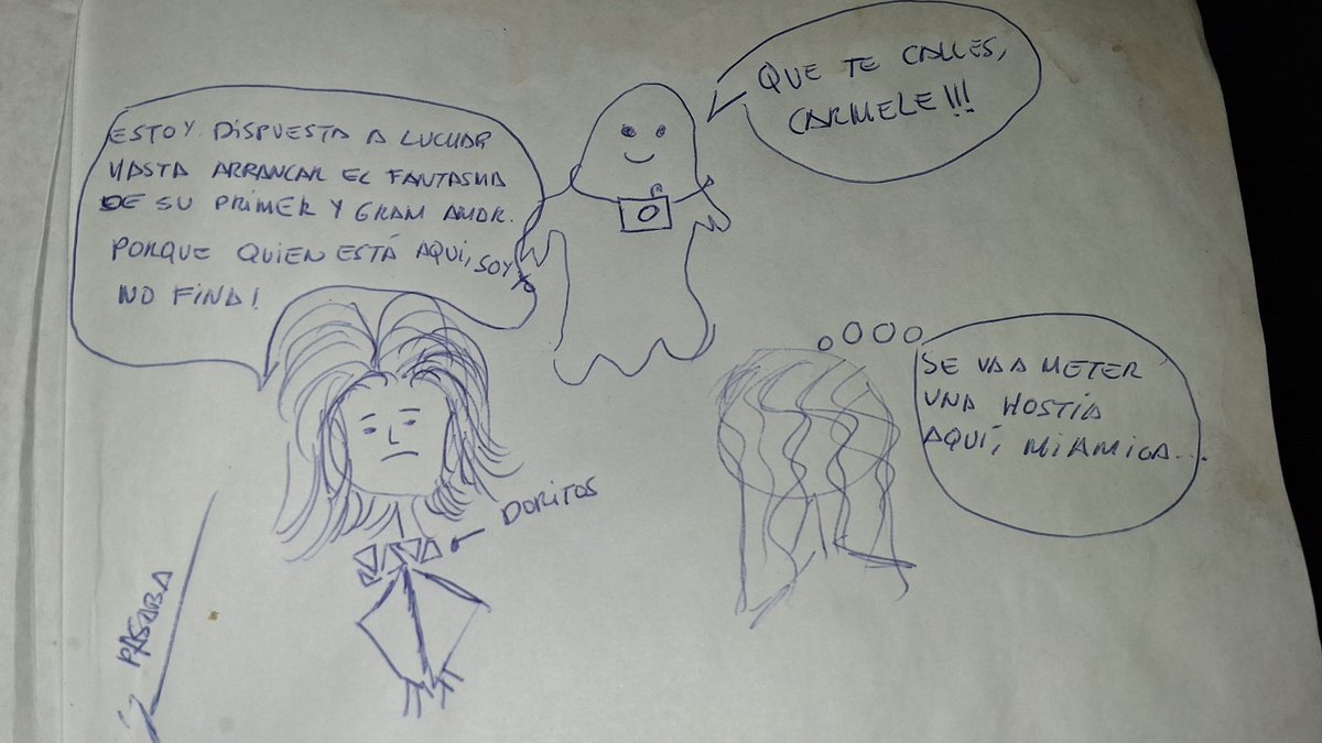 Mi gran aportación de hoy <a href="/makazeu/">espansiva 🍉🦄 (MEH)</a> 
#StickMafin
#StickGhostMafin
#Mafin
#DibujosMafin
CLOE, CÁLLATE UN AÑO!!!!