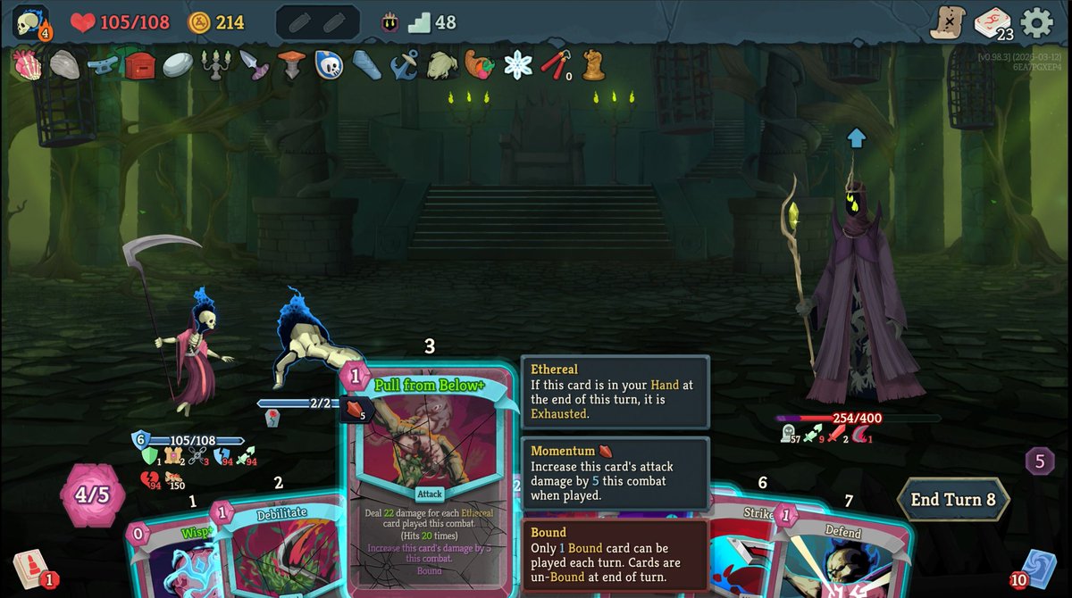 Just a casual 440 damage card on the Necrobinder