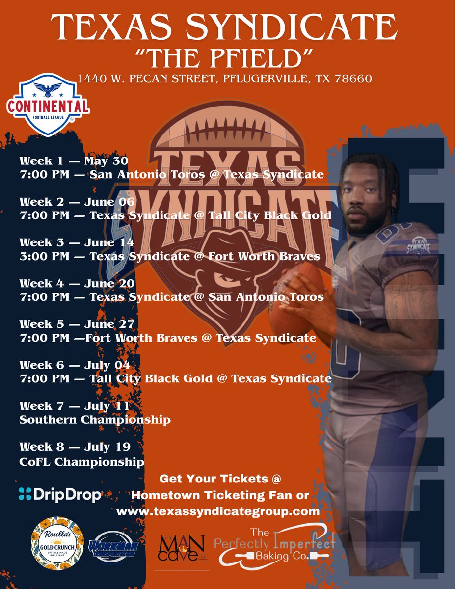 The wait is over. The 2026 schedule is LOCKED IN, and the mission is clear: DOMINATION. From the first whistle in the preseason to the final snap of the CoFL Championship on July 19th, we aren't just playing for wins—we’re playing for the badge on our chests and the fans in the