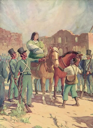 SaveTXHistory's tweet photo. Susanna Dickinson, one of the survivors of the Battle of the Alamo, played an integral role in securing land grants for the relatives of the deceased Alamo defenders. #SaveTexasHistory https://t.co/lKx5YDN52u