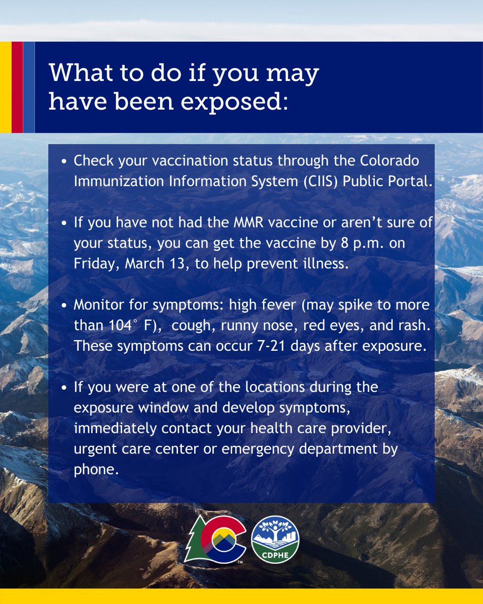 Colorado Department of Public Health & Environment tweet media