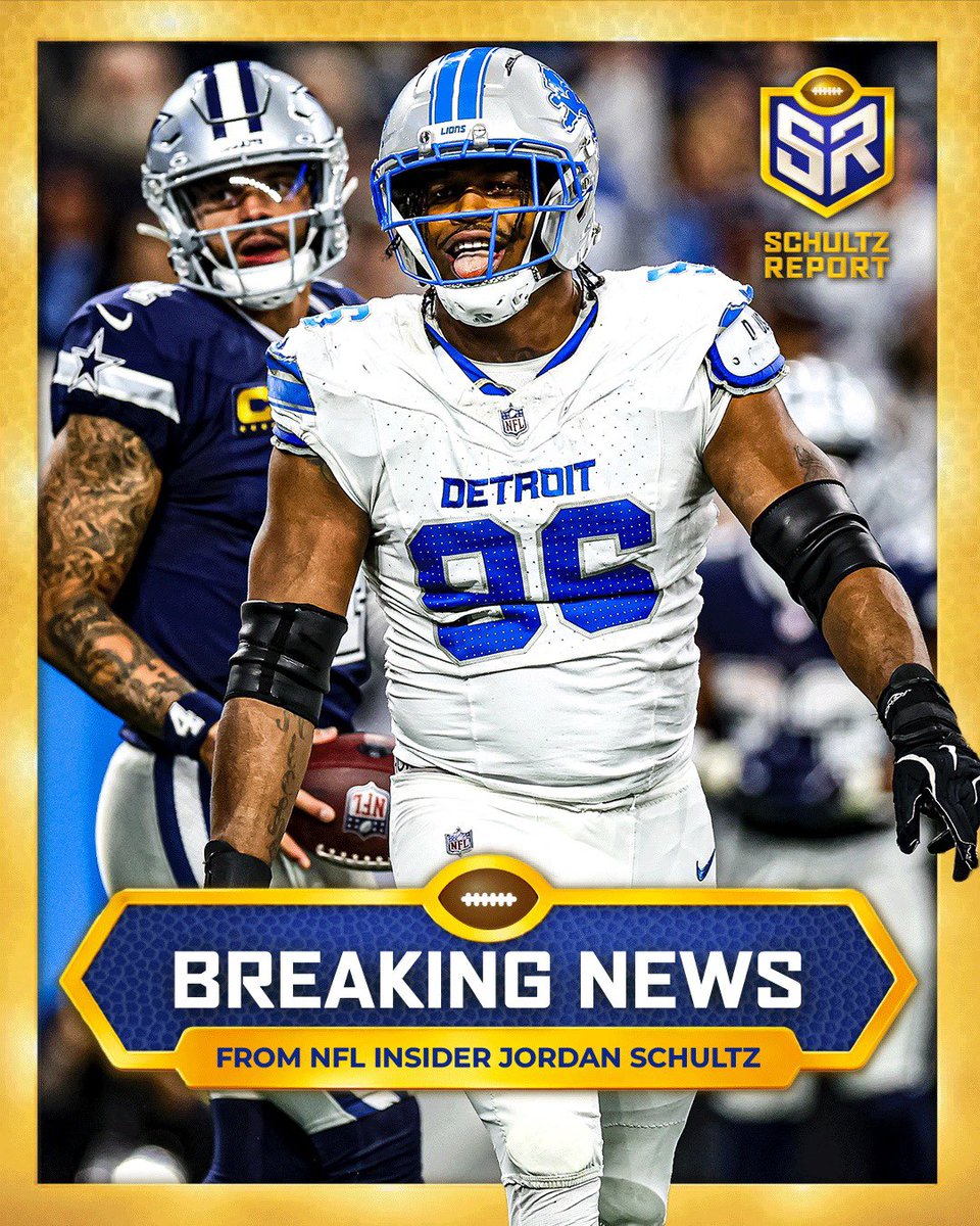 Schultz_Report's tweet photo. Sources: The #Bucs are expected to sign former #Lions DE Al-Quadin Muhammad.

Muhammad had 11 sacks last year as a rotational player and is now poised to have a bigger role with his new team. https://t.co/y9ADMbvOHV