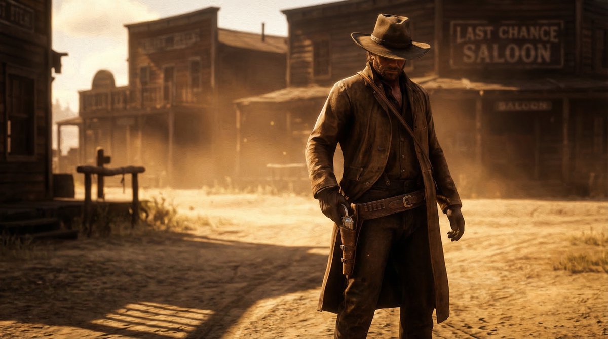 PromptSin's tweet photo. Who said the frontier’s dead? This outlaw trades dust for code but still rides the same wind.
Your turn to paint a legend AI style 🤠
#AICowboyArt #DigitalFrontier #WildAI https://t.co/PNwz7mU9Ef