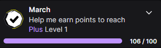 Marshh9x's tweet photo. First month of !Plus program hit in 12 days 🤯

Big thank you to my amazing community, not even half way into the month &amp; hitting such a big achievement.

Here to the next 2 months 🤝❤️ https://t.co/F5EhDZFnqV