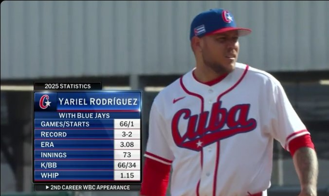 Drian Bernal ⚾️ / 🇨🇺🇪🇨 tweet media