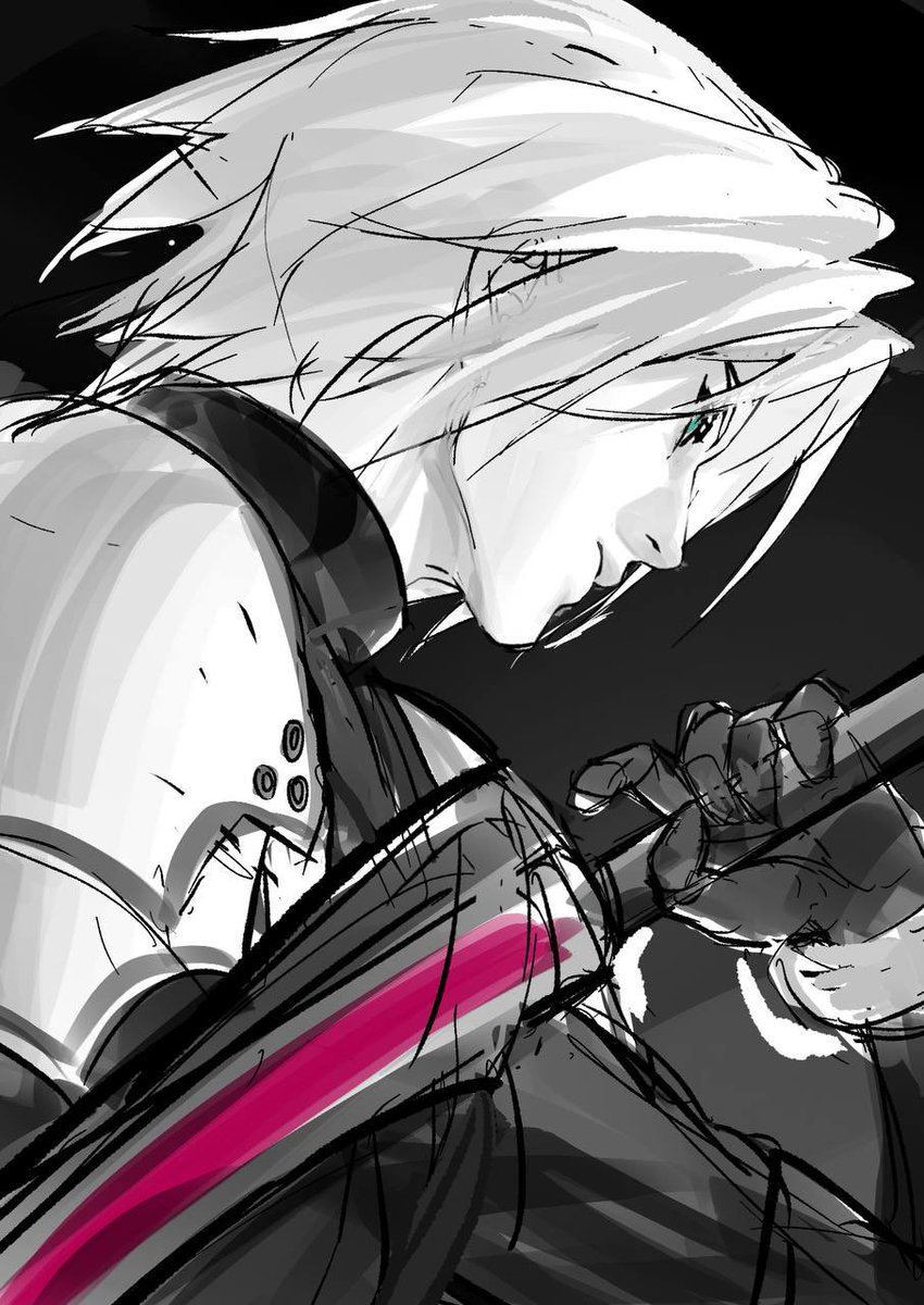 One of my oldest #Sephiroth sketches