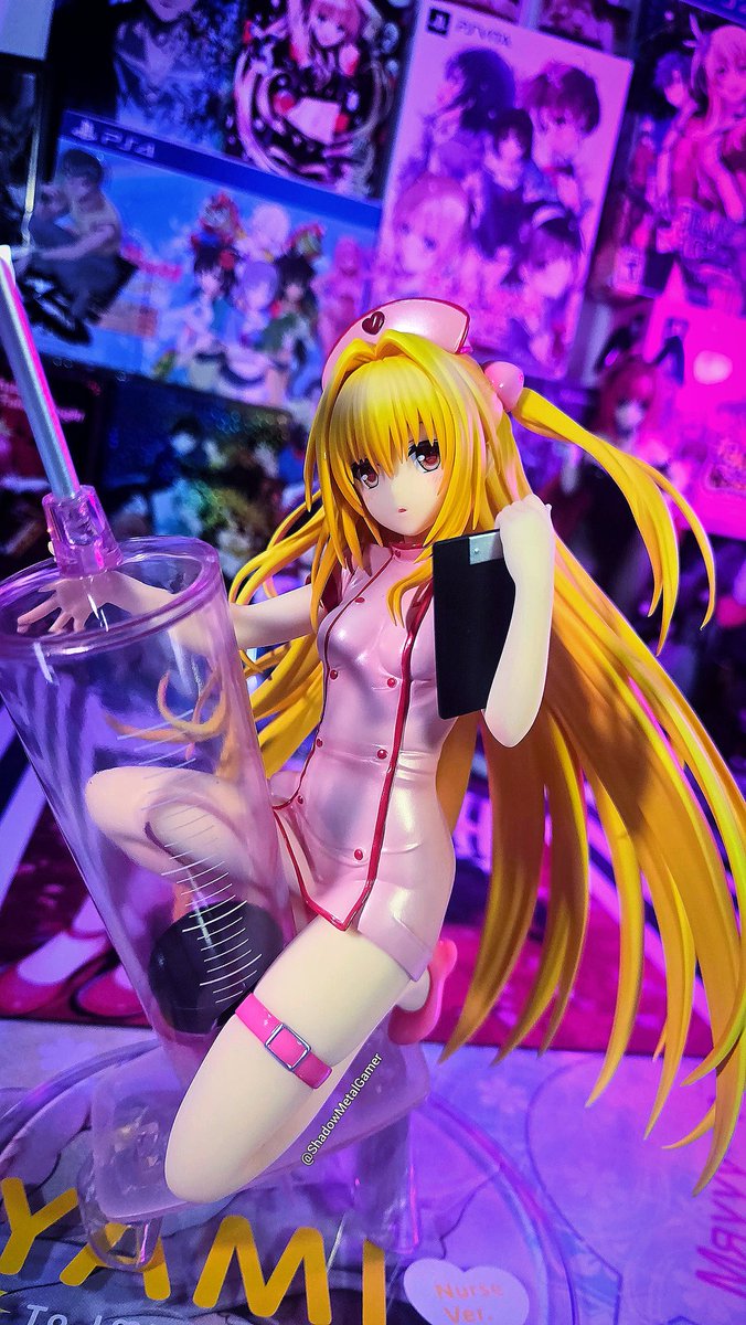 Another figure that was a pre order, technically a re release of a figure. This Yami nurse figure in particular. Never got to her until her re release 😉