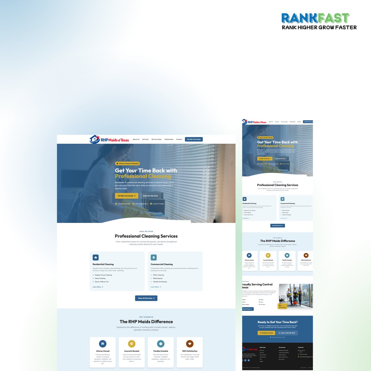 rahimulislam_'s tweet photo. Cleaning Services Website 🧹

Another website project live today.
Clean design. Professional look.

Rank Higher. Grow Faster. 

DM me for your Website Project 📩

#CleaningWebsite #WebDesign #ModernWebsite #BusinessWebsite #RankHigherGrowFaster https://t.co/F2UmT1GThT