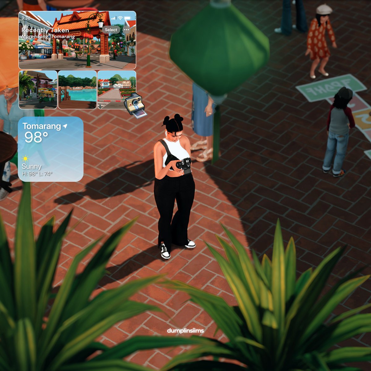 solo travel is healing 🖤 #sims4