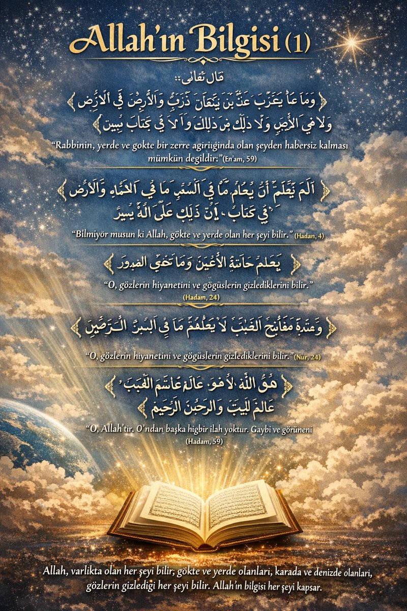 MslmMEK5's tweet photo. Allah'a hiç bir şey gizli değildir. https://t.co/Z6IlSL5ugH