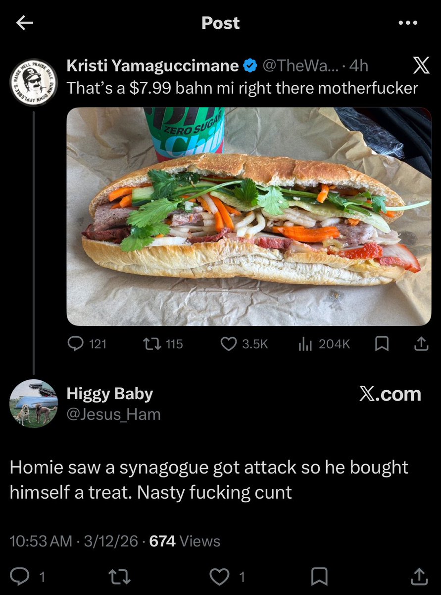 Twitter Topics: sandwiches