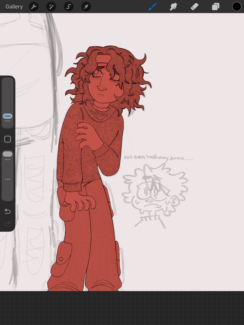 My hand hurts owie… #ironlungfanart