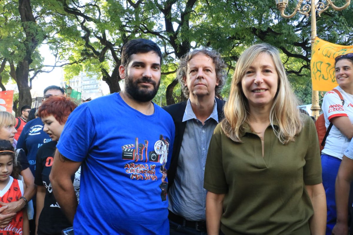 Estamos acompañando a Pablo Grillo y a su familia en el pedido de justicia ✊🏻