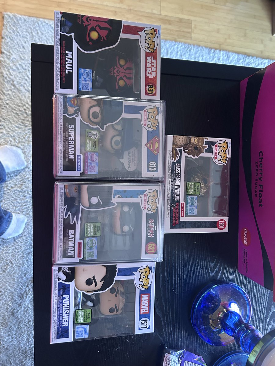 CandNCollectibl's tweet photo. My recent haul was extremely excited to see I got a con sticker #funko #funkopop https://t.co/q64V1luXdY