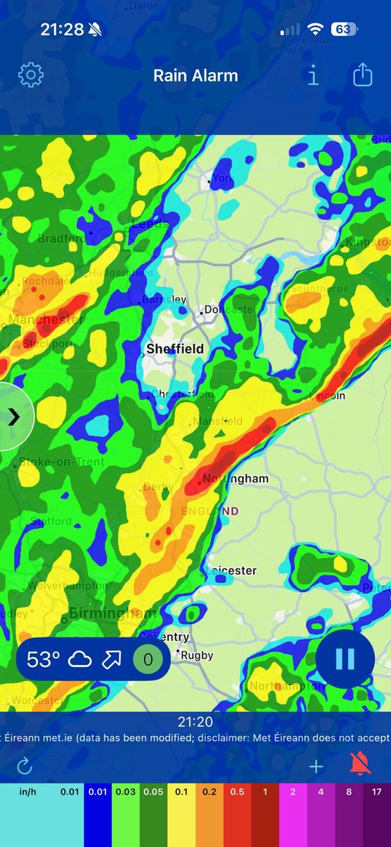 Phil Morrish weather tweet media