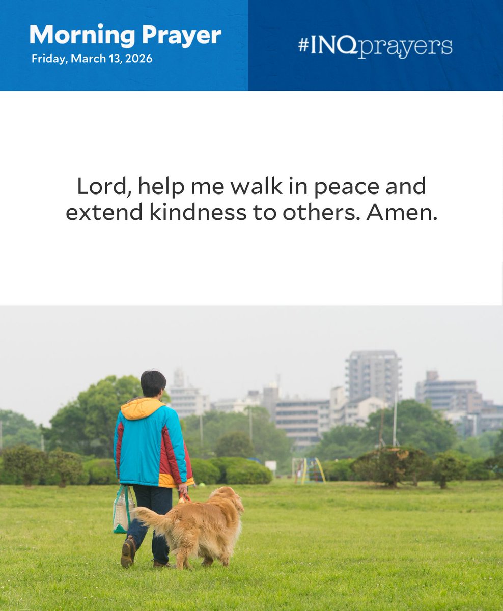 Today's Morning Prayer. #INQPrayers
