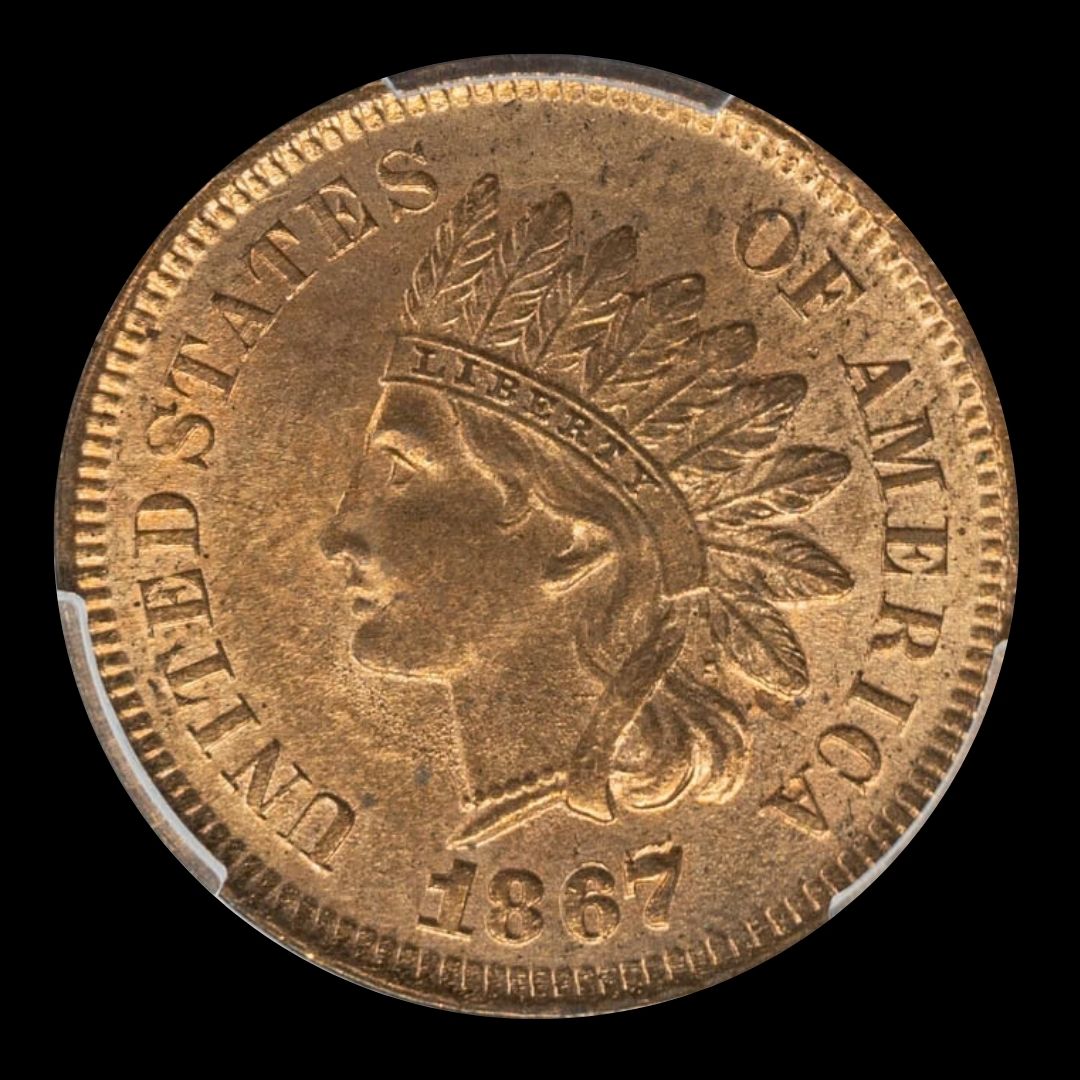 nfccoins's tweet photo. It's throwback Thursday and we're showcasing this 1867/67 Indian 1C MS65RD PCGS Secure, Pop 1.
Website: https://t.co/qXM1eQSW81
eBay: https://t.co/dPgSvJGXtJ
#TNFC #ThrowbackThursday #pcgscoins #onecent #coincollecting #coindealer #penny https://t.co/1Y0KLFhW4a