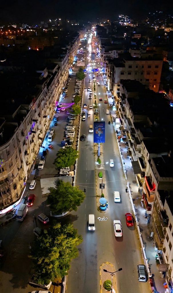 الشارع الرئيسي المعلا العاصمة عدن 🌃🌙🌹