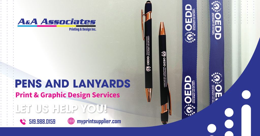 Associates77311's tweet image. Promote your brand with custom pens and printed lanyards from A&amp;amp;A Associates — your trusted printing company in Windsor, Ontario. Perfect for events, trade shows, schools, and business giveaways. ✍️🎗️

#CustomPens #CustomLanyards #PromotionalProducts #WindsorOntario