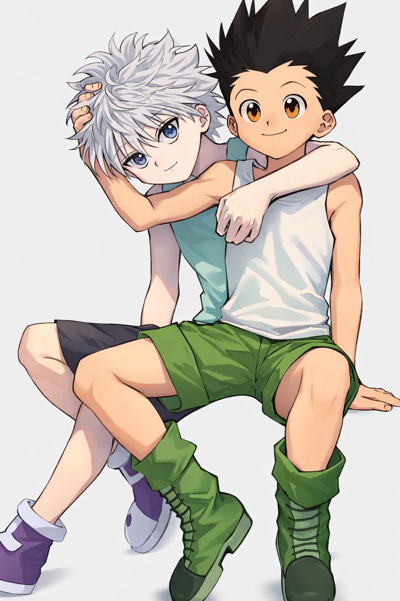 HxH_hunter1's tweet photo. 💚💜
#HxH #GonKillua https://t.co/kxkOSj3Hb1