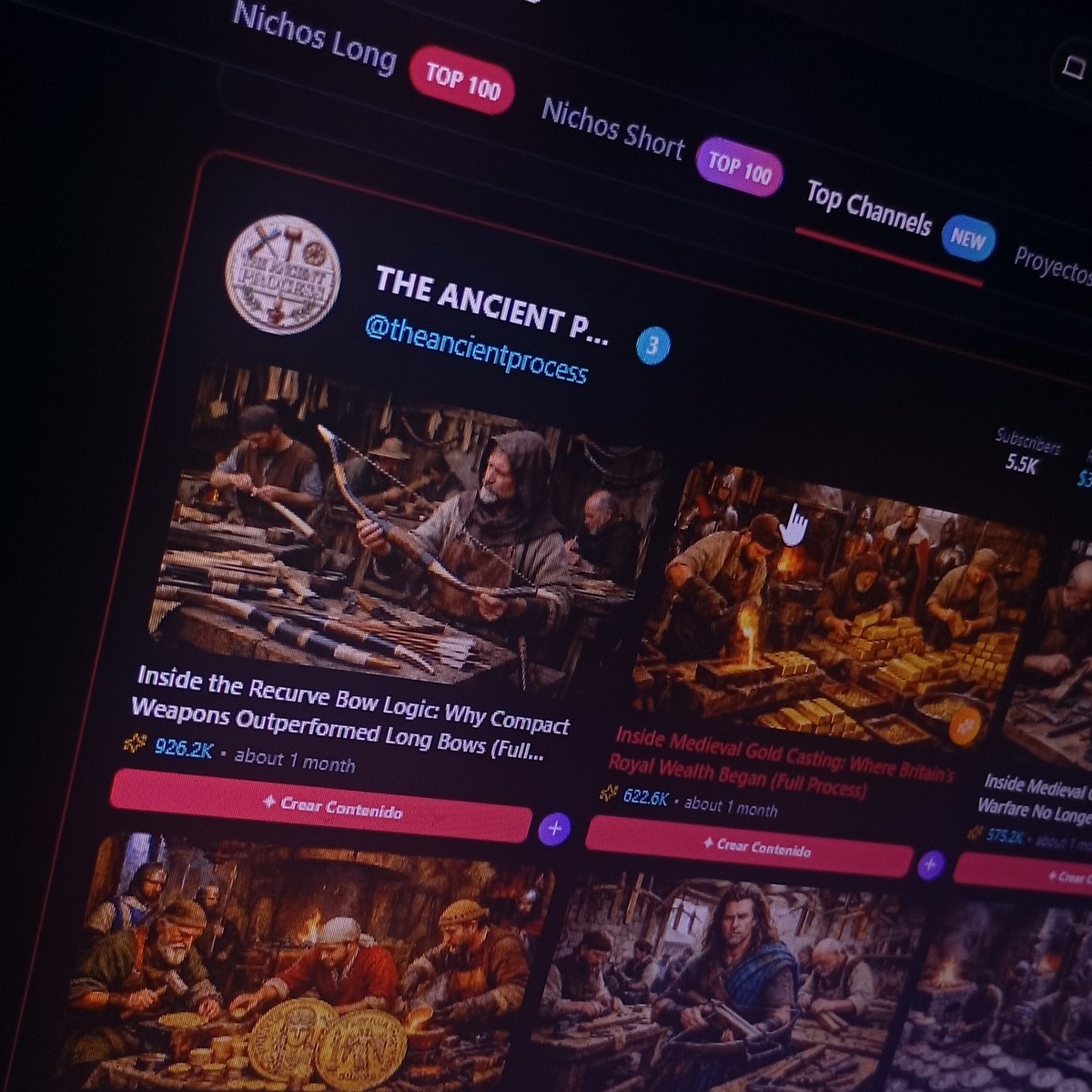 IDSPSTVS's tweet photo. Así va nuestra aplicación para la búsqueda de nichos de youtube, en apenas 45 días. Mas de 200 suscriptores activos... 🥳🥳 https://t.co/cJ4UtycaDt